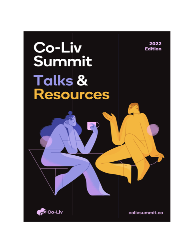 Co-Liv Summit 2022 talks and resources cover